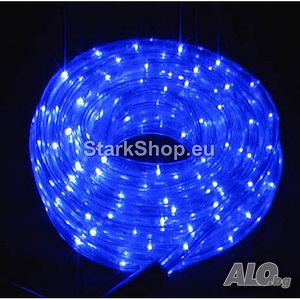 Светещ LED маркуч - син, 10М/20М