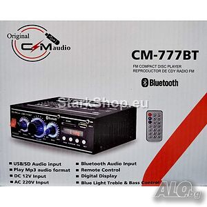 Стерео Усилвател CMAUDIO CM-777BT BLUETOOTH USB SD FM