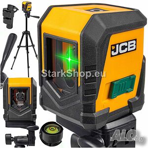Лазерен нивелир JCB CLL-G с тринога, самонивелиращ