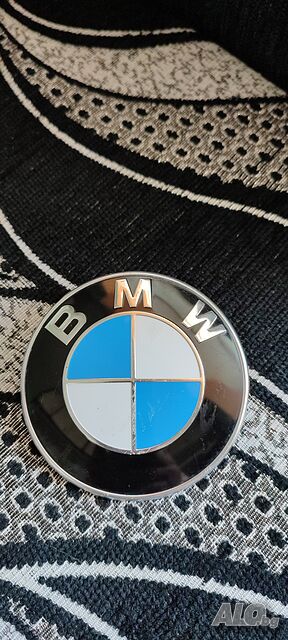 Емблема Лого BMW 74мм (преден капак или багажник). Оригинално БМВ.