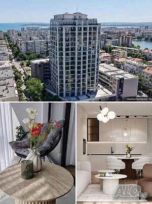 Луксозен двустаен в Chantrer Residence -до Морската градина и Флората. Наем за Август