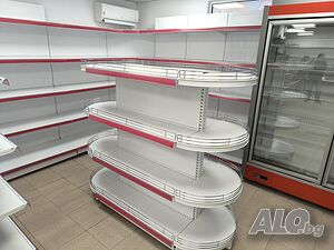 Метални стелажи, търговско оборудване за магазини