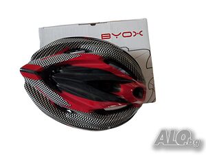 Регулируема каска Byox К8 червен (62-68 см)