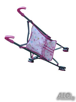 Играчка Количка за кукли с подсилена конструкция