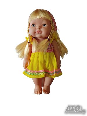 Играчка Мека гумена кукла със звуци-28см.