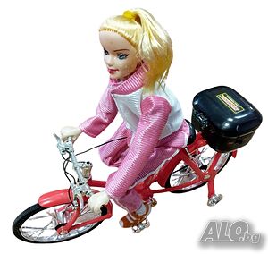 Играчка Кукла Барби кара велосипед-играчка с батерии