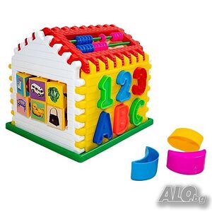 Играчка Къща + Сметало + Часовник -Образователна Играчка