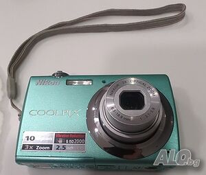 Камера, фотоапарат Nikon Coolpix s220, с220, никон, тестван, без батерия