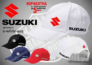 SUZUKI шапка s-white-suz
