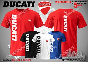 Ducati тениска t-red-duc