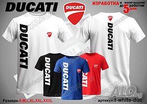 Ducati тениска t-white-duc