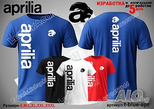 Aprilia тениска t-blue-apr