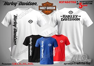 Harley Davidson тениска t-white-hd