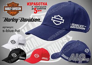 Harley Davidson шапка s-blue-hd