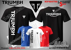 Triumph тениска t-black-tri