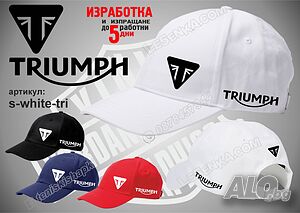 Triumph шапка s-white-tri