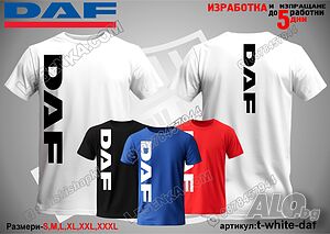 DAF тениска и шапка st-white-daf