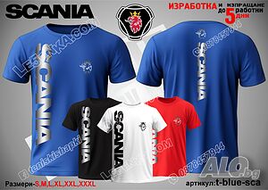 SCANIA тениска t-blue-sca