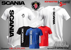 SCANIA тениска t-white-sca