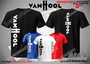 Van Hool тениска t-black-van
