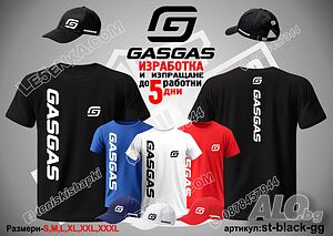 GASGAS тениска и шапка st-black-gas