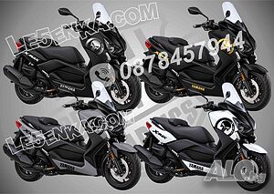 Yamaha X-Max XMax X Max стикери The Punisher