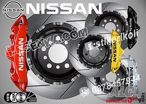 NISSAN надписи за капаци на спирачни апарати стикери лепенки фолио