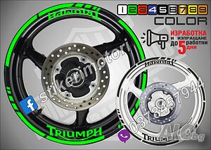 TRIUMPH кантове и надписи за джанти