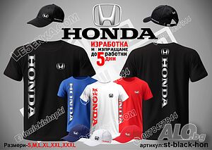 HONDA тениска и шапка st-black-hon