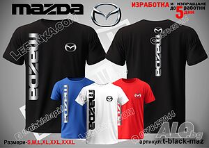 MAZDA тениска t-black-maz
