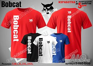 BOBCAT тениска t-red-bob