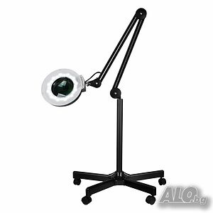 Лампа лупа Luxe S5 LED - 5 диоптера - черна