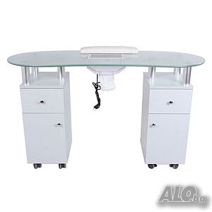 Маса за маникюр с прахоуловител 127 x 47 x 76 см - 30W