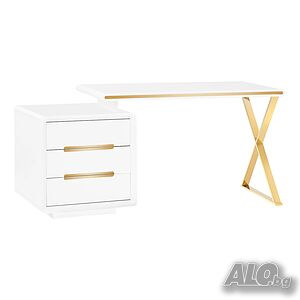 Маса за маникюр 3309G бяло 120 х 60 х 76 см