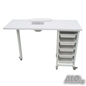 Маса за маникюр с прахоуловител Ulnar 120 х 45 х 80 см - 32W