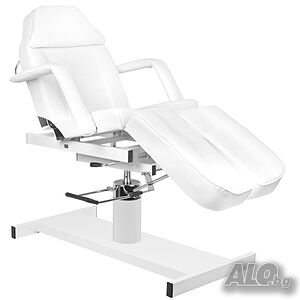 Стол за педикюр A 210C 180 х 63/73 х 64/80 см - бял