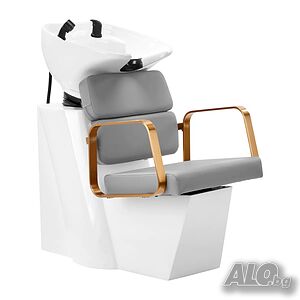 Измивна фризьорска колона Gabbiano Porto Gold - сиво/черно