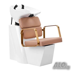 Измивна фризьорска колона Porto Gold - бежово