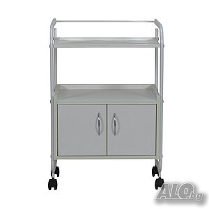 Количка за естетика Elsa 1*черна/бяло - 60 x 43 x 82 см
