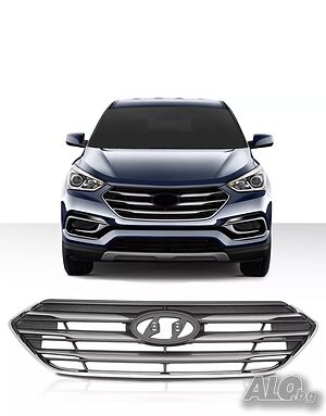 Продавам предна радиаторна решетка за Хюндай Санта фе, Hyundai Santa Fe Sport (2017-2018)