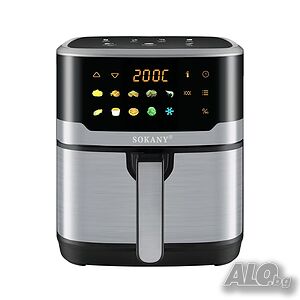 Аir fryer Sokany 2200W 12л Еър фрайър Фритюрник с горещ въздух