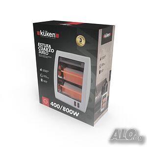 Кварцова печка Kuken 800W Кварцов отоплител Електрическа кварцова печка нагревател