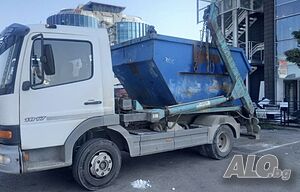 Почистване на мазета, тавани; извозване на строителни и битови отпадъци с бус и контейнер