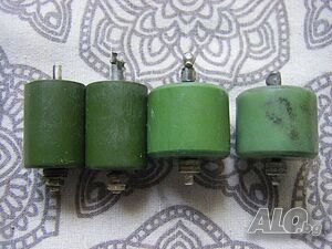 Руски високоволтови кондензатори К15-4, 470рФ/30кВолта и 500рФ/20кВолта