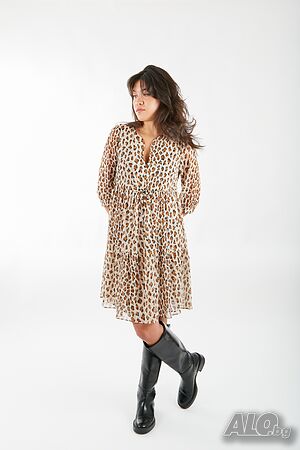 Рокля Glory Midi dress Leopard
