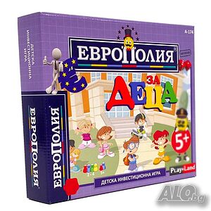 Настолна игра Playland Европолия за деца
