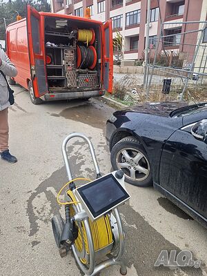 Отпушване на канали, шахти и видеоинспекция