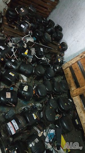 Продавам втора употреба компресори за хладилници, фризери, витрини и камери