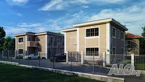 Нова класическа къща с прекрасни гледки към планината в Белащица