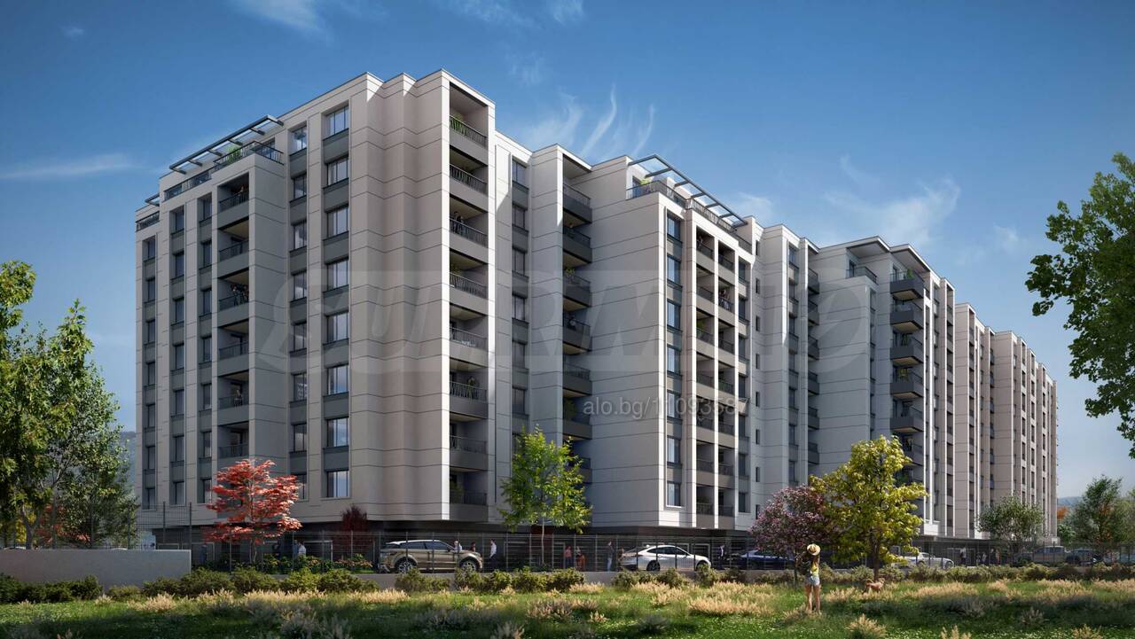 Нов, двустаен апартамент в Mountain View Obelya, на 35 м от метростанция